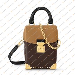 Ladies Fashion Casual Designe Luxury CAMERA BOX Bag Handbag Tote Shoulder Bags Crossbody Messenger Bag TOP Mirror Quality M82465 Pouch Purse