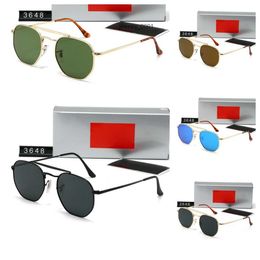 Classic 2024 Men Brand Retro Ray Sunglasses for Women Designer Eyewear Band Bands Metal Frame Designers Sun Glasses Woman XEVG