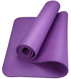 Whole6 Colors 183 x 61 x 1cm NBR Multifunction Yoga Mat 10mm Antiskid Yoga Mat Nonslip Gym Pilate EVA Yoga Mat Fitness4456115