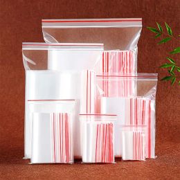 Bags Zip Lock Plastic Bag Reclosable Transparent Bag Shoe Bag Vacuum Bag Poly Clear Organize Bags With Zipper Thickness 0.08mm