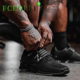 Boots 2023 New Arrival Weight Lifting Shoes Breathable Indoor Hard Pull Shoes Men Sport Gym Shoes for Women Black Squat Weight Shoes