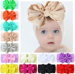 Hair Accessories Kids Girls Big Bow Headwrap Band Baby Girl Cotton Headbands Infant Babies Fashion Hairbands Lovely