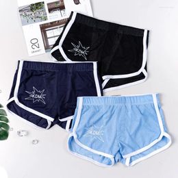 Underpants Men Ice Silk Mesh Breathable Aro Pant For Young Boy Underwear Summer Comfortable Boxer Shorts Youth Fashion Bottom Home Lingerie