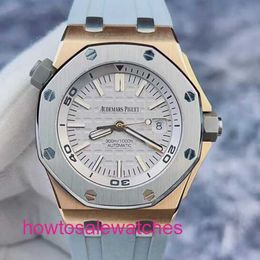 Luxury AP Wrist Watch Royal Oak Offshore Series 15711OI Limited Edition 300 Meter Deep Diving