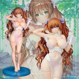 Action Toy Figures 26cm Alphamax Skytube Japanese Sexy Girl Nure Megami Mataro PVC Action Figure Toy Adults Collection Model 18+ Doll gifts Y240425HOM2
