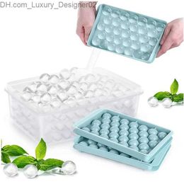Ice Cream Tools 18/33 grid circular ice block Mould food grade ice block making Mould ice block tray ice cream party whiskey cold drink kitchen tools Q240425