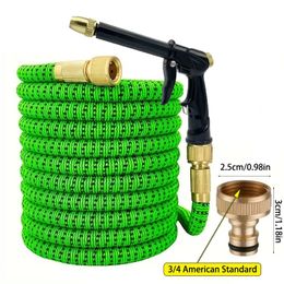 Expandable Garden Watering Hose High Pressure Car Wash Magic Flexible Water Hose Pipe Jardin Irrigation Cleaning Tools 240423