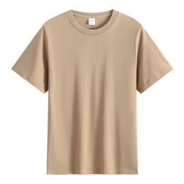 Large size S-4XL Designer T shirts men women casual loose solid color men's shirt streetwear Heavy T-shirt 220g cotton round neck short sleeve tees