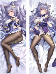 Pillow Keqing Kequeen Anime Dakimakura Pillowcase Home Bedding Hugging Body Pillow Cover Case Doublesided Print Dropshipping