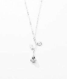 Fashion Simple Designs alloy Jewelry Whole Girls Fancy rose Shape Alloy Pendant Necklace new jewelry accessories valentine gif5047732