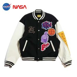 Designer Luxury Chaopai Classic Baseball Coat Trendy Brand American High Street Pippy Handsome Men's Loose Casual Jacket