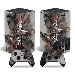 Stickers SEKIRO Xbox series x Skin Sticker Decal Cover XSX skin Console and 2 Controllers Skin Sticker Vinyl XboxseriesX