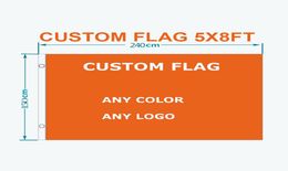 Custom 5x8FT Flag Custom Design Selling Factory 100D Polyester Outdoor Team Sports Advertising Parade Club6271600