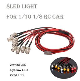 Party Masks COMPUDA 8 LED 5mm Light Kit For 110 18 Traxxas HSP Redcat D90 RC Crawler Accessory1602937