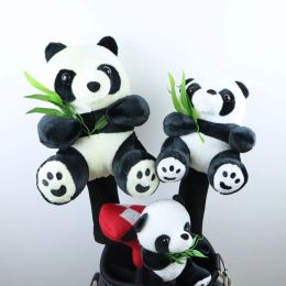 Products 2024 New Panda Plush Animal Golf Driver Fairway Head Cover Golf Club 460cc Wood Cover DR FW CUTE GIFT Noverty