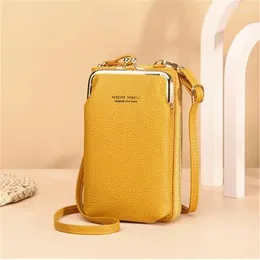 Bag Women Small Crossbody Bags Mini Matte Leather Shoulder Messenger Clutch Bolsas Ladies Phone Purse Handbag 2024