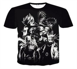 Fairy Tail Natsu Anime T Shirt Men 3D Shirts Unisex Tee Couple Tee Shirs Cartoon Shirts for Child Anime Fans 8 Styles S5XL217z9677367