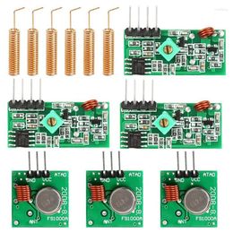 Remote Controlers Set Of 3 433 Mhz Radio Transmitter And Receiver Module Antenna Helical Spiral Spring Control
