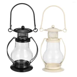 Candle Holders Outdoor Camping Lamp Retro Ethnic Style Tent Night Light European Aroma Holder Portable Lighting Table