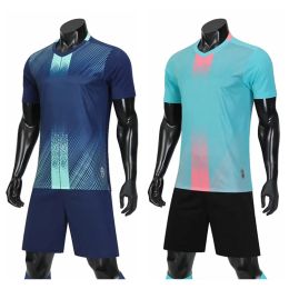 T-Shirts New Arrival Football Jerseys Kits for Men Kids Soccer Training Suits Youth Sports Shirt Boys Futbol Uniforms Sets