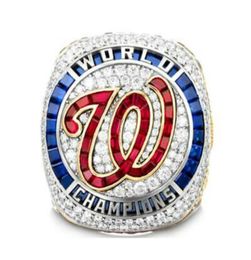 2020 wholesale Washington, 2019 -2020 Nationals World Series s Baseball Team ship ring TideHoliday gifts for friends6609270