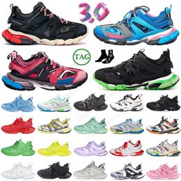 Track 3 3.0 Designer Shoes Tracks 3XL Sock Dress Shoe Platform Trainer Sneakers Men Women Trainers Mens Paris Lace Up Phantom Sports Size EUR35-45