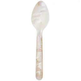 Spoons Coffee Soup Exquisite Kitchen Shell Caviar Transparent Rice Decorative Dessert Household Small Child Restaurant