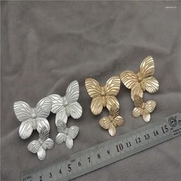 Stud Earrings 2024 Women Limited Earings Direct Selling Fashion Street Shooting European And American Exaggerated Butterfly Ta74