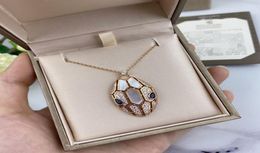 Lady Designer Necklace diamond head pendant luxury Jewellery for Women fine jewellery Party Accessorry6703424