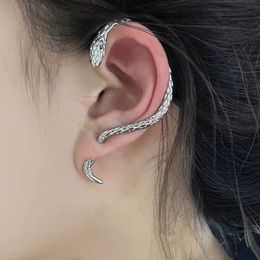 Earrings Vintage Snake Wrap Ear Hook Stainless Steel Earrings for Women Gothic Accessories Clip on Earrings Women Trend Earrings 230831