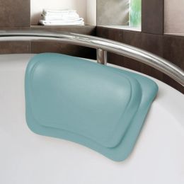 Pillow PU nonslip pillow household hotel SPA bathtub pillow waterproof neck cushion silicone suction cup bath pillow accessories