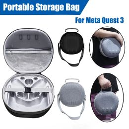 Glasses Portable Case For Meta Quest 3 Travel Carrying Case VR Larger Capacity Storage Bag For Quest 3 Protective Bag VR Accessories