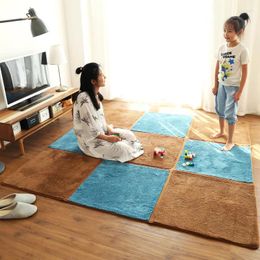 Carpets Living Room/bedroom Area Rugs Large Size 195 195cm Home Carpet Splicing Colour Super Soft Fibre Child Room Antiskid Mat