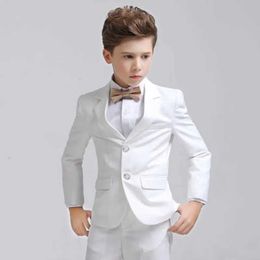 Suits Formal Boys Suit For Wedding Kids Party White Photograph Blazer Children Baptism Costume Gentlemen Teenager Ceremony Tuxedos Set