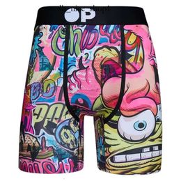 PSDS Underwear Mens Designer Sexy Underwear Beach Shorts Sexy Underpa Printed Underwear Soft Summer Breathable Swim Trunks Branded Male Psds Short 423