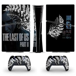 Stickers The Last of Us PS5 Slim Digital Skin Sticker Decal Cover for Console and 2 Controllers New PS5 Slim Skin Vinyl