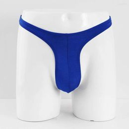 Luxury Underwear Mens Underpants Men Sexy Thongs Bikini Brief G-String Short Low Rise Soild T-Back Briefs Seamless Hollow Out Exposed Butt Drawers Kecks Thong KS0Z