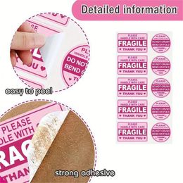 Gift Wrap 10pcs Use And Precautions Fragile Easy To Tear Labels Tips Boxes Packaging Items