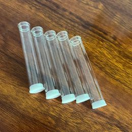 75mm PP Empty Clear Plastic Doob Tube Containers Storage Case Packaging Bottles Smoking Accessories For 0.3ml 0.4ml 0.5ml 0.6ml 1ml O Pen Glass CE3 Bud Ceramic E Cig Tank