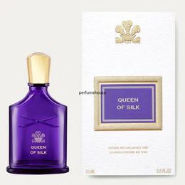 New arrival designer Brand QUEEN OF SILK 75ml Men Perfume Man Fragrance Eau De Parfum Long Lasting Smell EDP Unisex Parfums Cologne Spray