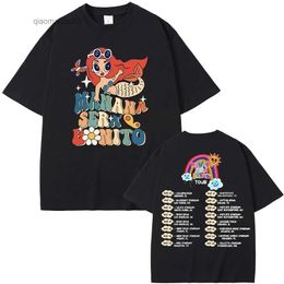 Men's T-Shirts Limited Edition Singer Karol G Heart Maana Sera Bonito Music Album Tour Graphics T-shirts Men Women Casual Y2k Oversized TshirtL2404