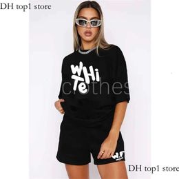 Girl White Shirts Women Tshirt Designer T Shirt Summer Tops Loose Solid Color Sweatshirt Top Tee Luxury Casual Clothes Tide Sprayed Tops Women Fox Tracksuit Suit 840