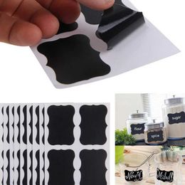 Food Savers Storage Containers Blackboard stickers for home kitchen spice organizers bottle and can waterproof labels storage cans wall H240425