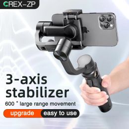 Gimbals Smartphone Gimbal 3Axis Handheld Stabiliser with Fill Light for Cell Phone iPhone 13 pro max Xiaomi Huawei YouTube TikTok Vlog