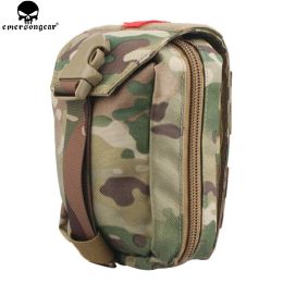 Holsters Emersongear Tactical First Aid Pouch Molle Kit Medical Bag Military Utility Pouch Paintball Edc Bag Multicam Black Em6368