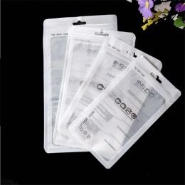 Cell Phone Case Packages Bags Zipper Retail Zip Lock Pouch For 4.0'' to 6.7'' iPhone 11 Pro Samsung Mobile Hang Hole Pouches LL