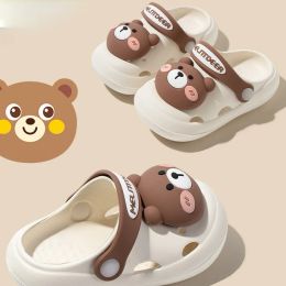 Clogs Summer Children's Slippers Outdoor Non slip and Soft Bottom Comfort Cute Baby Hole Shoes Boys and Girls Home Slippers