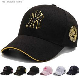 Ball Caps Fashion Letter Womens Embroidered Baseball Hat Quick Back Hip Hop Hat Womens Mens Spring Summer Adjustable Trend Sun Hat Q240425