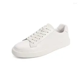 Casual Shoes Thick Bottom Inner Height Leather Small White Board Men 2024 Summer Cowhide Leisure Trend A0750BM2