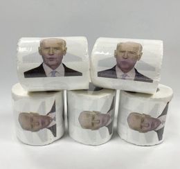 Funny Joe Biden Tisuue Rolls Humour Biden Gag Gifts Kitchen Bathroom Cleaning Paper Tissue Printed Toilet Paper Napkins6557525